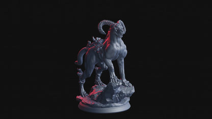 Epic Hell Hound Trio Miniature Set | Demonic Beasts for Tabletop RPGs | 32mm Scale