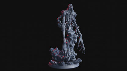 Sin Eater Miniatures Set | 3 Poses of Necromancer Wraith Undead Skeleton Monster Figurines | 32mm Scale