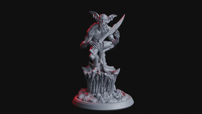 Rabid Goblin Miniature | Menacing Mischief from the Shadows | 32mm Scale