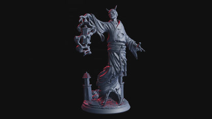 Undead Demon Floating Yokai Monster Miniature | Sinister Tabletop Abomination | 32mm Scale