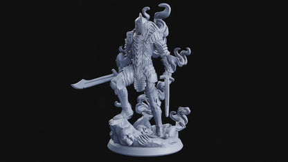 Umbral Sentinel Knight Miniature Monster Miniature | 32mm Scale | DnD Miniature Dungeons and Dragons DnD 5e class