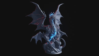 Tora, Arcane Dragon Miniature | Mystical Dragon for Tabletop RPGs | 75mm Base