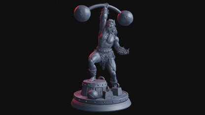 Freda the Untamed Miniature | Strong Women Female Monster | 50mm Base