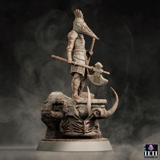 Remmunth, Champion of Men, Medieval Gladiator Miniature | Warrior Fighter Medieval Miniature - Plague Miniatures