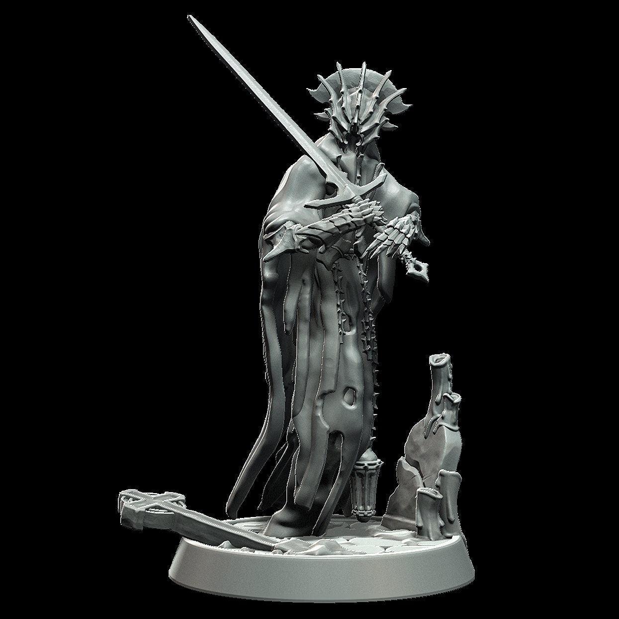 Restless Shadow Miniature undead miniature - 3 Poses - 28mm scale Tabletop gaming DnD Miniature Dungeons and Dragons dnd 5e - Plague Miniatures