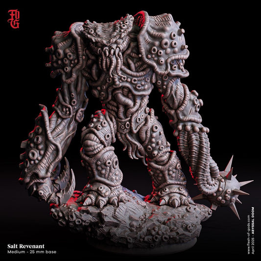 Salt Revenant, Drowned Undead | Aquatic Monstrosity Miniature | 32mm Scale - Plague Miniatures