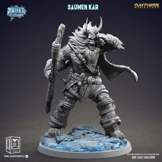 Saumen Kar Inuit Heritage Miniatures | DnD 5e Miniatures | 32mm Scale - Plague Miniatures