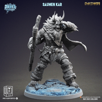 Saumen Kar Inuit Heritage Miniatures | DnD 5e Miniatures | 32mm Scale - Plague Miniatures