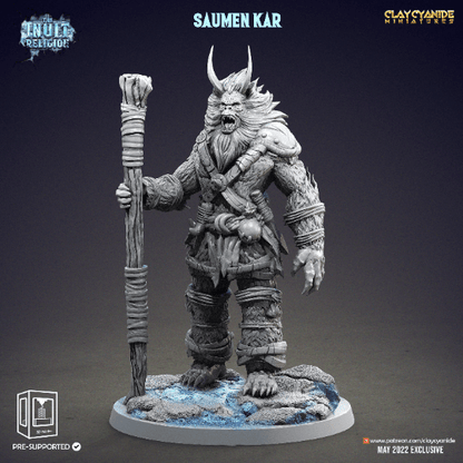 Saumen Kar Inuit Heritage Miniatures | DnD 5e Miniatures | 32mm Scale - Plague Miniatures