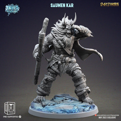 Saumen Kar Miniatures | Intuit Warrior TTRPG Figurines | 32mm Scale - Plague Miniatures