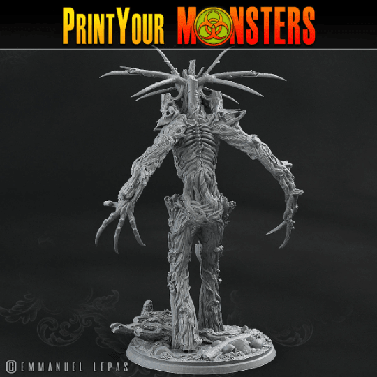 Screaming Undead Treant for Tabletop Gaming | Forest Monster Miniature for DnD 5e - Plague Miniatures