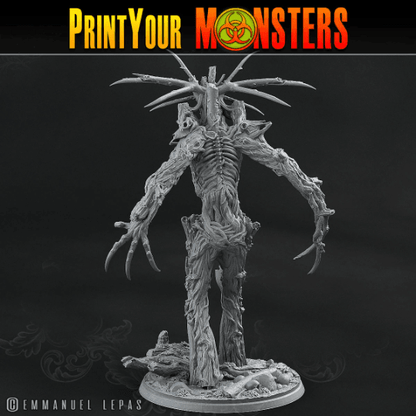 Screaming Undead Treant for Tabletop Gaming | Forest Monster Miniature for DnD 5e - Plague Miniatures