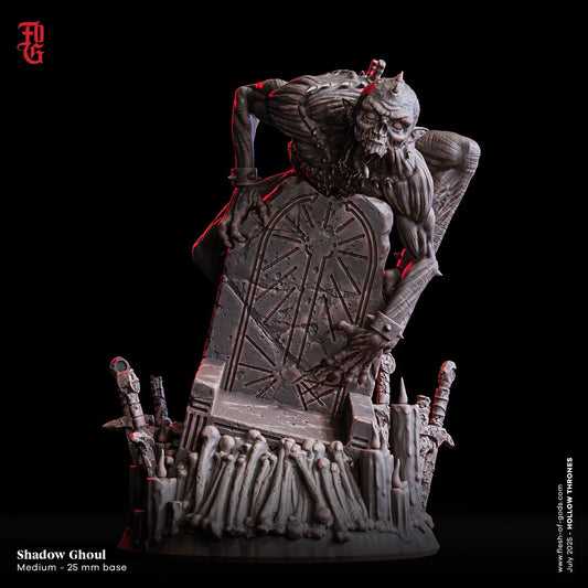 Shadow Ghoul | Undead Ghost Monster Miniature | 32mm Scale - Plague Miniatures
