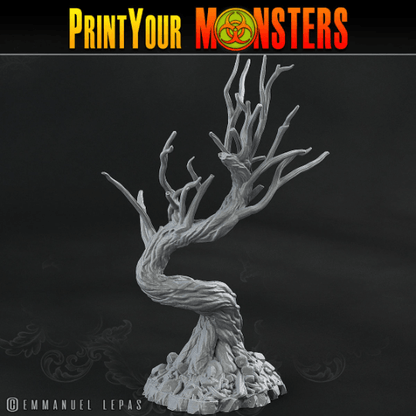 Shadowwood Tree Miniature | Wargaming and DnD Terrain - Plague Miniatures