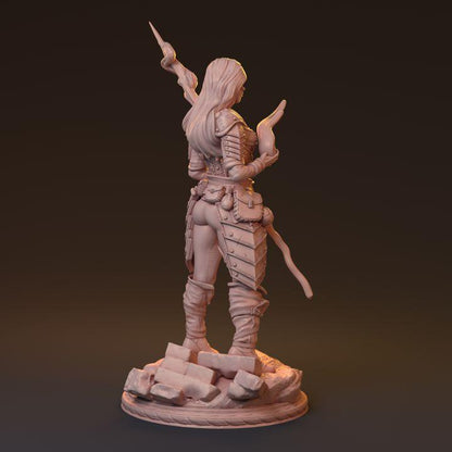 Shainor, Enchanting Mage | Sexy Human Female Sorceress Resin Bust Statue - Plague Miniatures