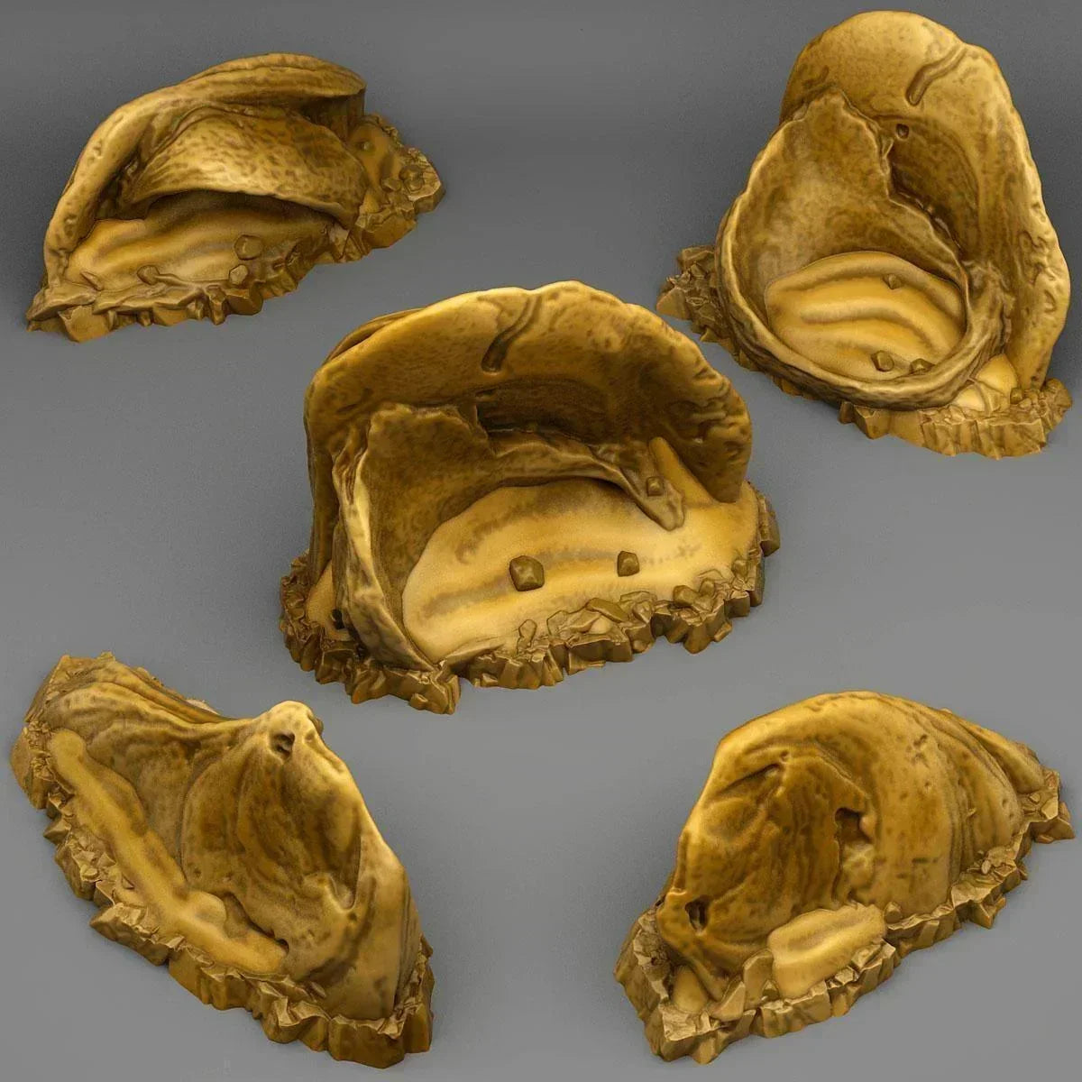 Sharp Desert Stones Miniatures | Wargaming Desert Terrain | 28mm or 32mm Scale - Plague Miniatures