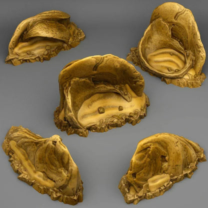 Sharp Desert Stones Miniatures | Wargaming Desert Terrain | 28mm or 32mm Scale - Plague Miniatures