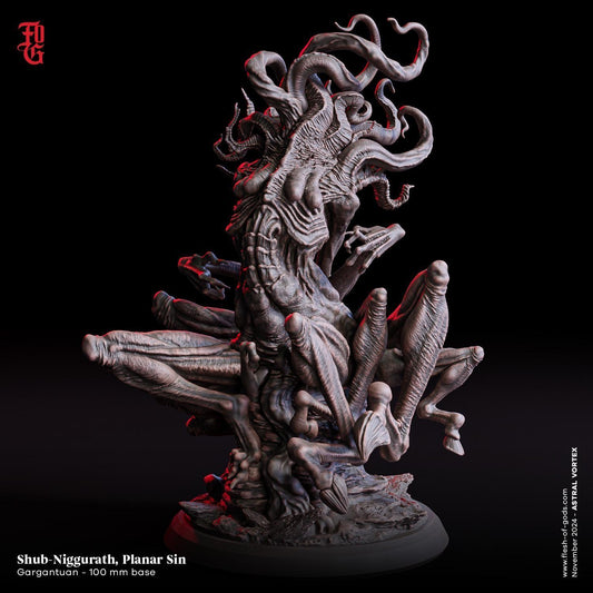 Shub-Niggurath Planar Sin Monster Miniature | Gargantuan Cthulhu Mythos Aberration | 100mm Base - Plague Miniatures