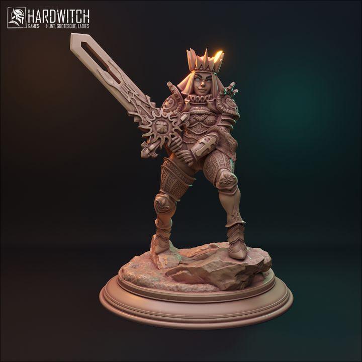Sisters of the Night, Royal Warriors in Silk and Steel | Battle-Ready Female Miniatures | 32mm Scale - Plague Miniatures
