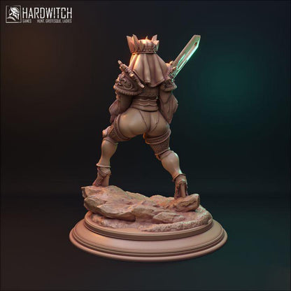 Sisters of the Night, Royal Warriors in Silk and Steel | Battle-Ready Female Miniatures | 32mm Scale - Plague Miniatures