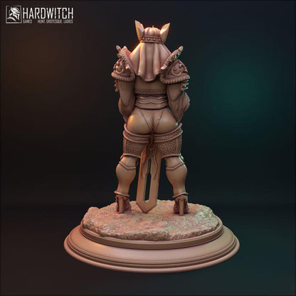 Sisters of the Night, Royal Warriors in Silk and Steel | Battle-Ready Female Miniatures | 32mm Scale - Plague Miniatures