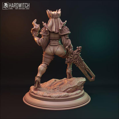 Sisters of the Night, Royal Warriors in Silk and Steel | Battle-Ready Female Miniatures | 32mm Scale - Plague Miniatures