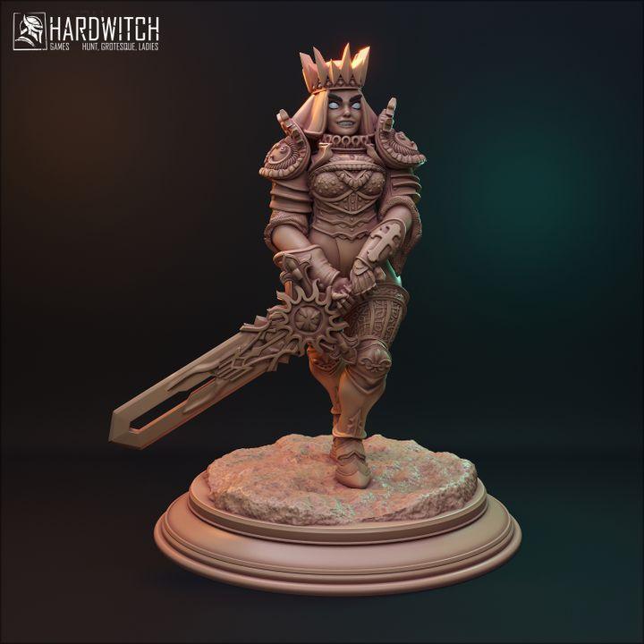 Sisters of the Night, Royal Warriors in Silk and Steel | Battle-Ready Female Miniatures | 32mm Scale - Plague Miniatures