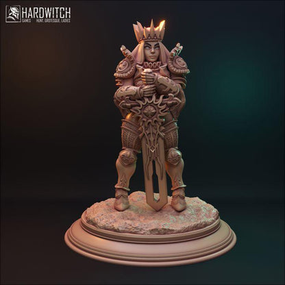 Sisters of the Night, Royal Warriors in Silk and Steel | Battle-Ready Female Miniatures | 32mm Scale - Plague Miniatures