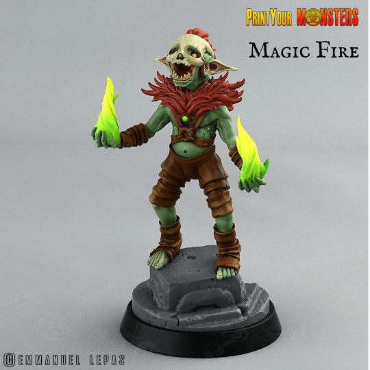 Small Goblin miniature monster miniature | Print Your Monsters | Tabletop gaming DnD Miniature | Dungeons and Dragons, DnD 5e Goblin Figurine - Plague Miniatures shop for DnD Miniatures