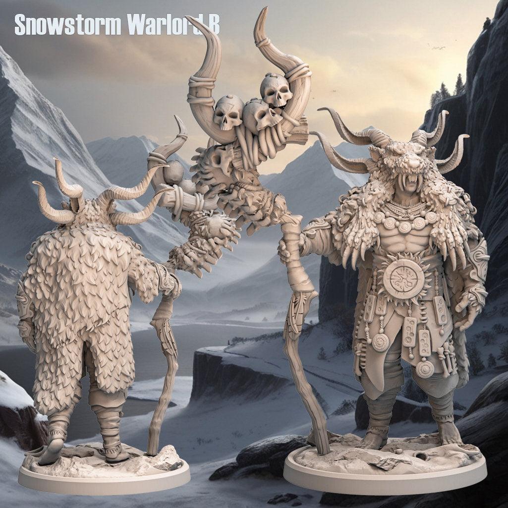 Snow Warlord Miniature | Inuit Elder for Arctic Encounters | 32mm Scale - Plague Miniatures