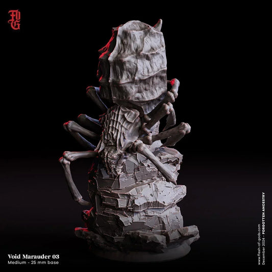 Spider Miniature | Arachnid DnD Monster Figurine Void Marauder | 32mm Scale - Plague Miniatures