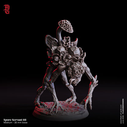 Spore Servant | Plant Fiend Monster Miniature | 32mm Scale - Plague Miniatures