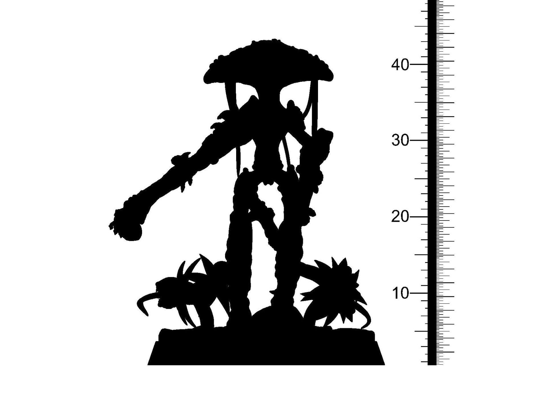 Sporelark Shroomfolk Miniature | Myconid Fungus Folk Monster | 32mm Scale - Plague Miniatures