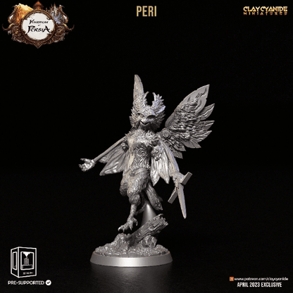 Sprite Winged Spirit Miniature | Enchanting Peri from Persian Mythology | 32mm Scale - Plague Miniatures
