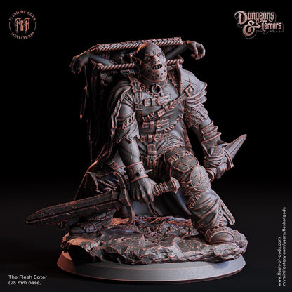 The Flesh Eater Miniature | Cannibalistic Monster | 32mm Scale - Plague Miniatures