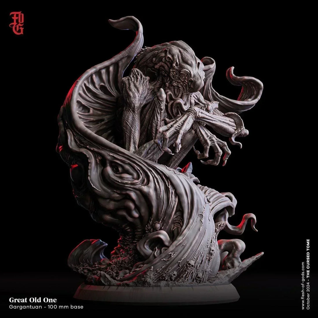 The Great Old One Miniature | Gargantuan Aberration Titan | 100mm Base ...