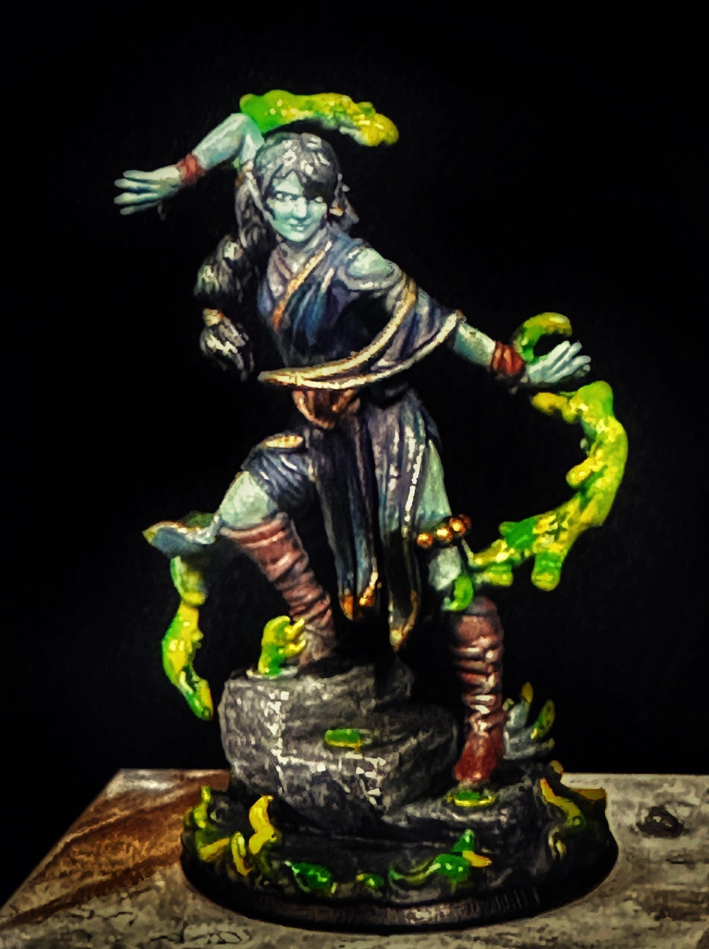 Female Water Dancer Miniature Sea Elf miniature | 25mm 75mm and Bust | DnD Miniature Dungeons and Dragons DnD 5e | Elf Female Miniature - Plague Miniatures shop for DnD Miniatures
