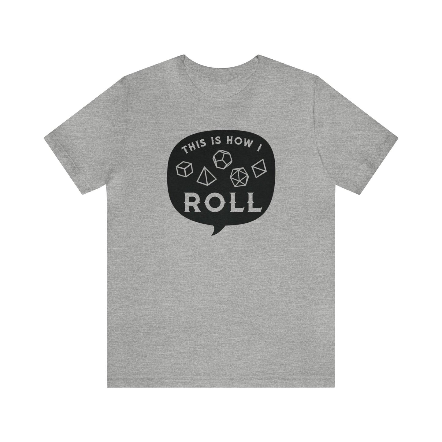 This is how I roll Tee | DM shirt | Dungeon Master gift | dnd tshirt | Nerd shirt | dungeons and dragons Short Sleeve Tee - Plague Miniatures