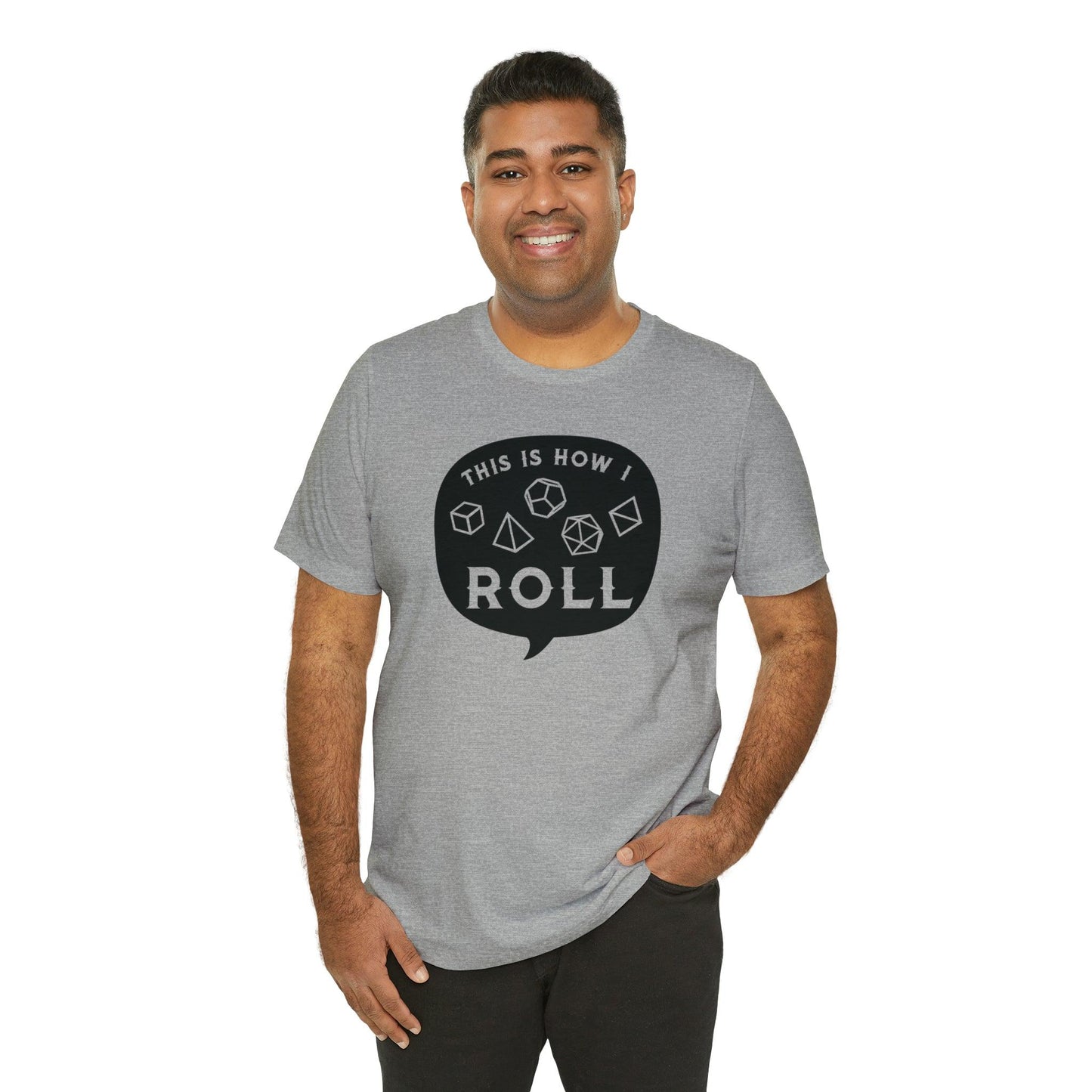 This is how I roll Tee | DM shirt | Dungeon Master gift | dnd tshirt | Nerd shirt | dungeons and dragons Short Sleeve Tee - Plague Miniatures