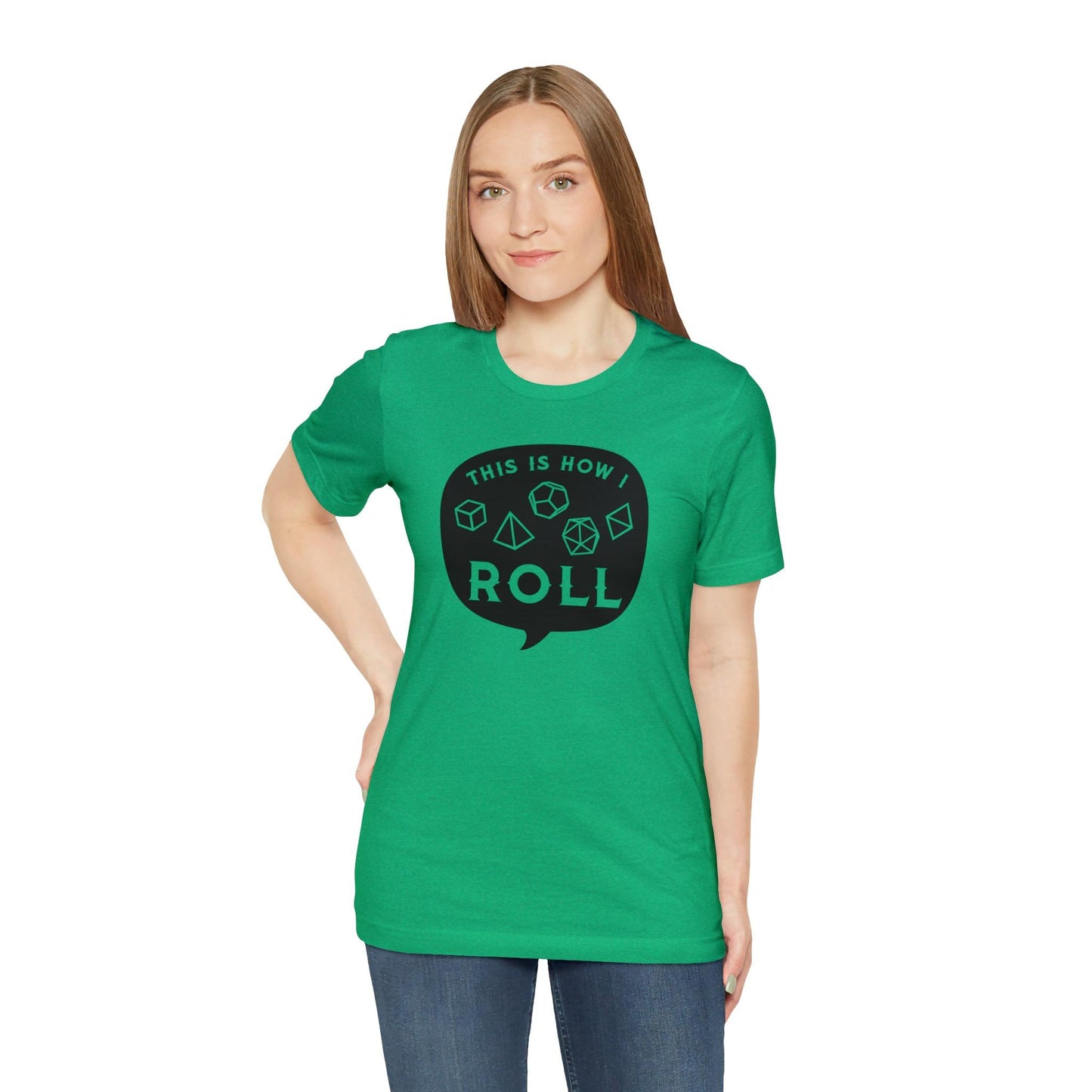 This is how I roll Tee | DM shirt | Dungeon Master gift | dnd tshirt | Nerd shirt | dungeons and dragons Short Sleeve Tee - Plague Miniatures