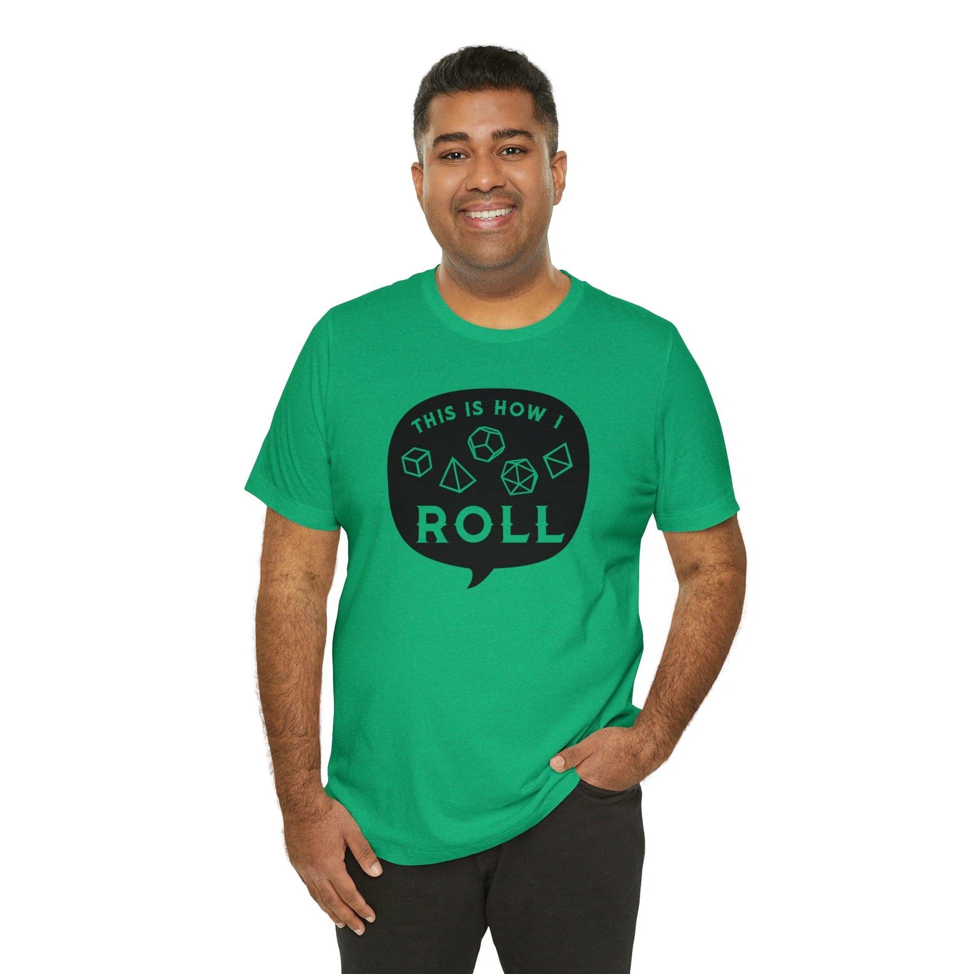 This is how I roll Tee | DM shirt | Dungeon Master gift | dnd tshirt | Nerd shirt | dungeons and dragons Short Sleeve Tee - Plague Miniatures