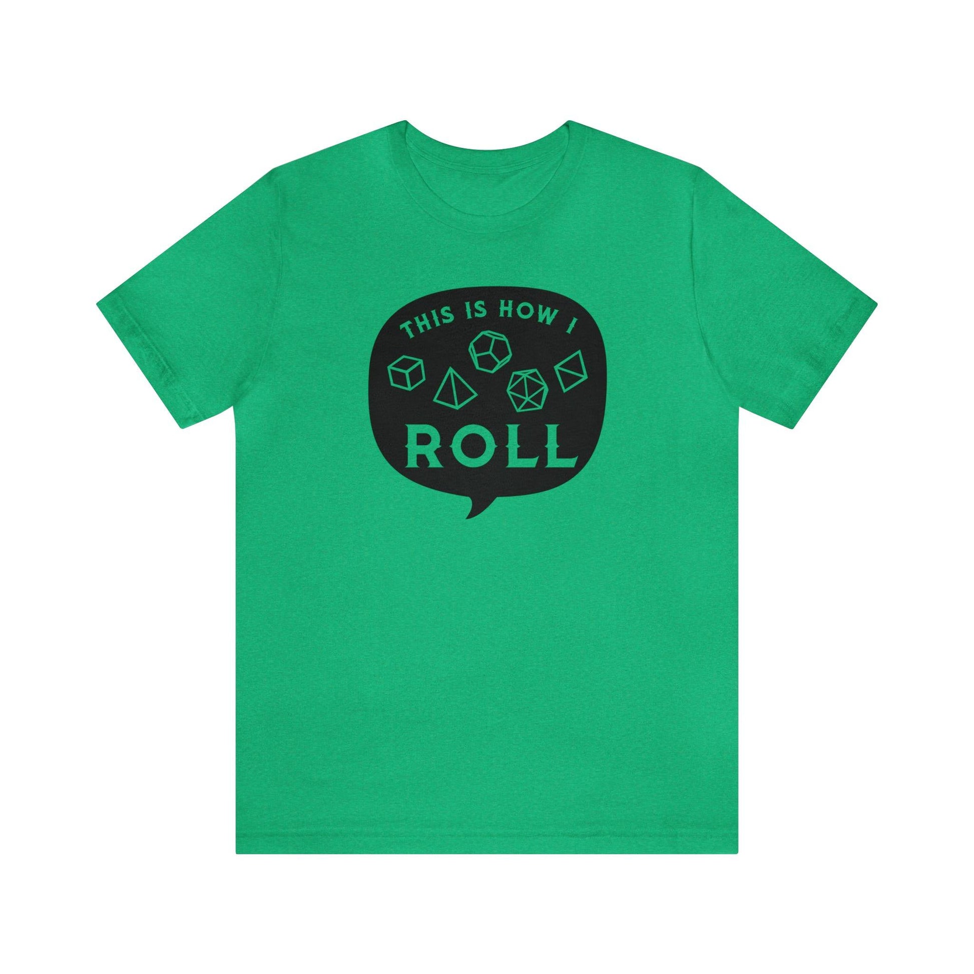 This is how I roll Tee | DM shirt | Dungeon Master gift | dnd tshirt | Nerd shirt | dungeons and dragons Short Sleeve Tee - Plague Miniatures