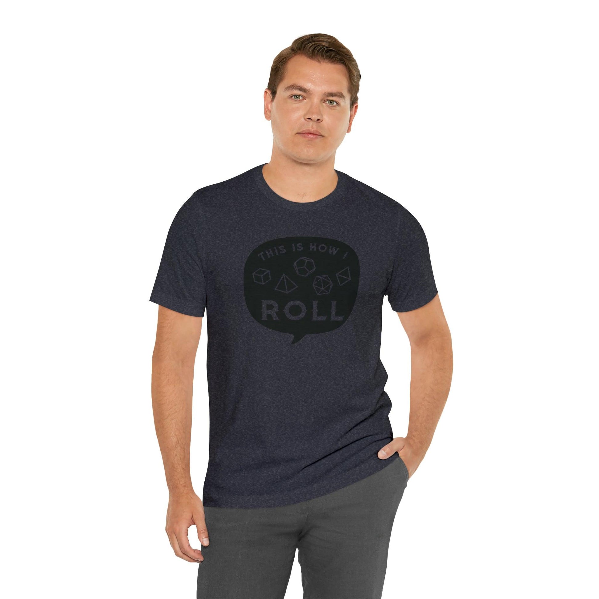 This is how I roll Tee | DM shirt | Dungeon Master gift | dnd tshirt | Nerd shirt | dungeons and dragons Short Sleeve Tee - Plague Miniatures