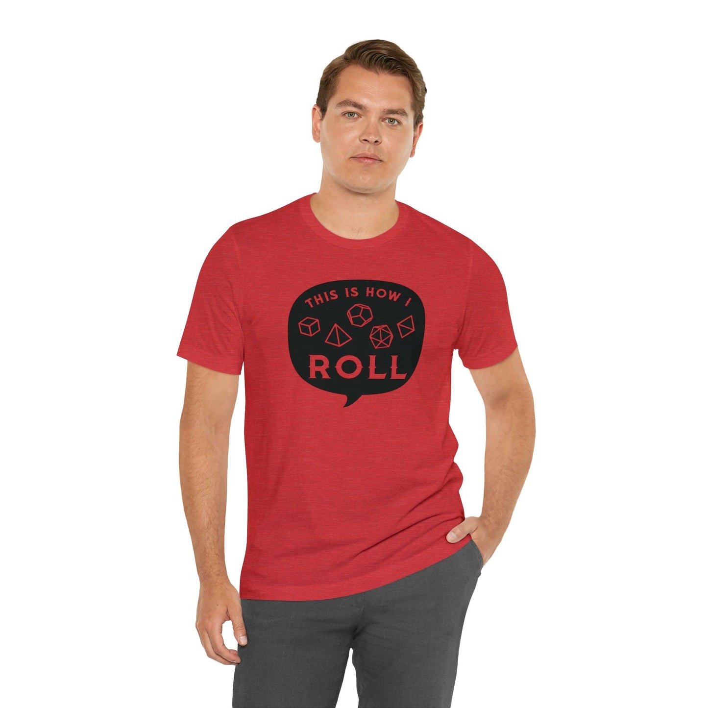 This is how I roll Tee | DM shirt | Dungeon Master gift | dnd tshirt | Nerd shirt | dungeons and dragons Short Sleeve Tee - Plague Miniatures