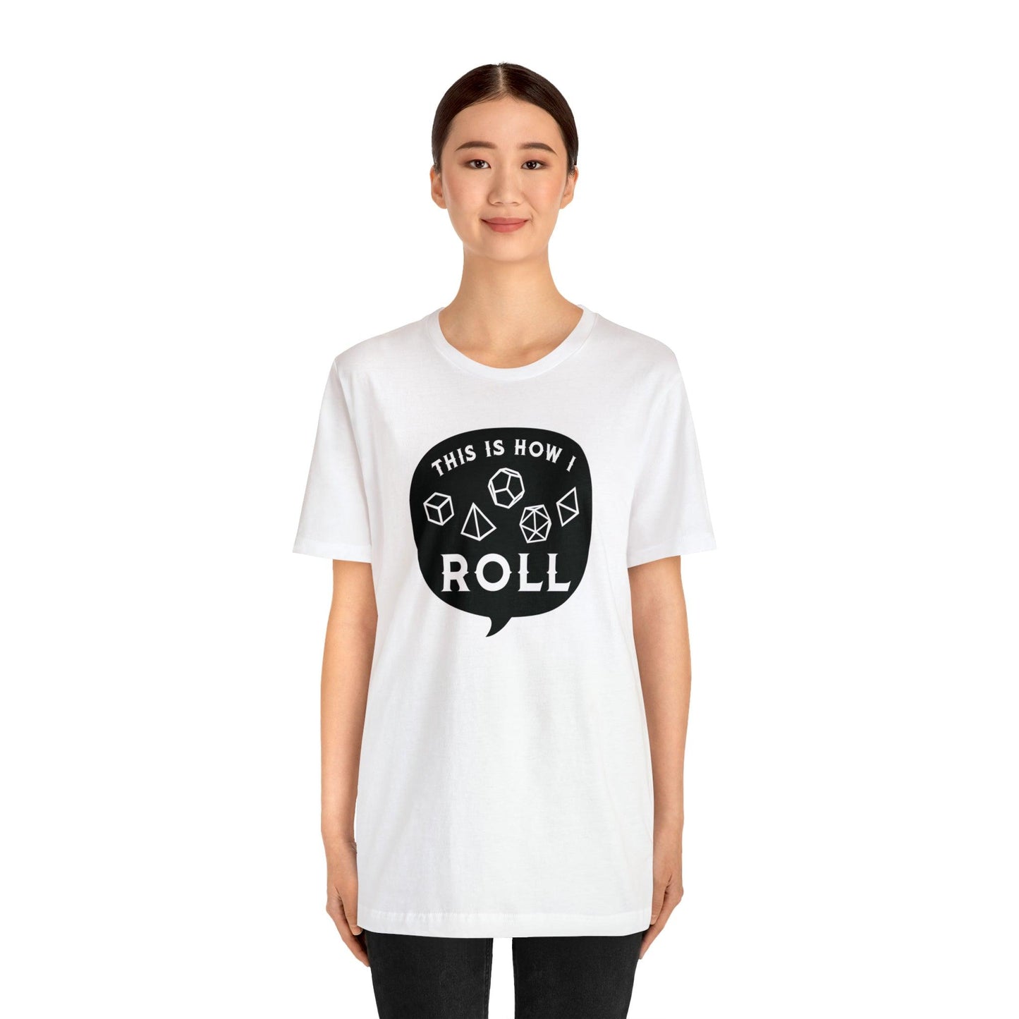 This is how I roll Tee | DM shirt | Dungeon Master gift | dnd tshirt | Nerd shirt | dungeons and dragons Short Sleeve Tee - Plague Miniatures