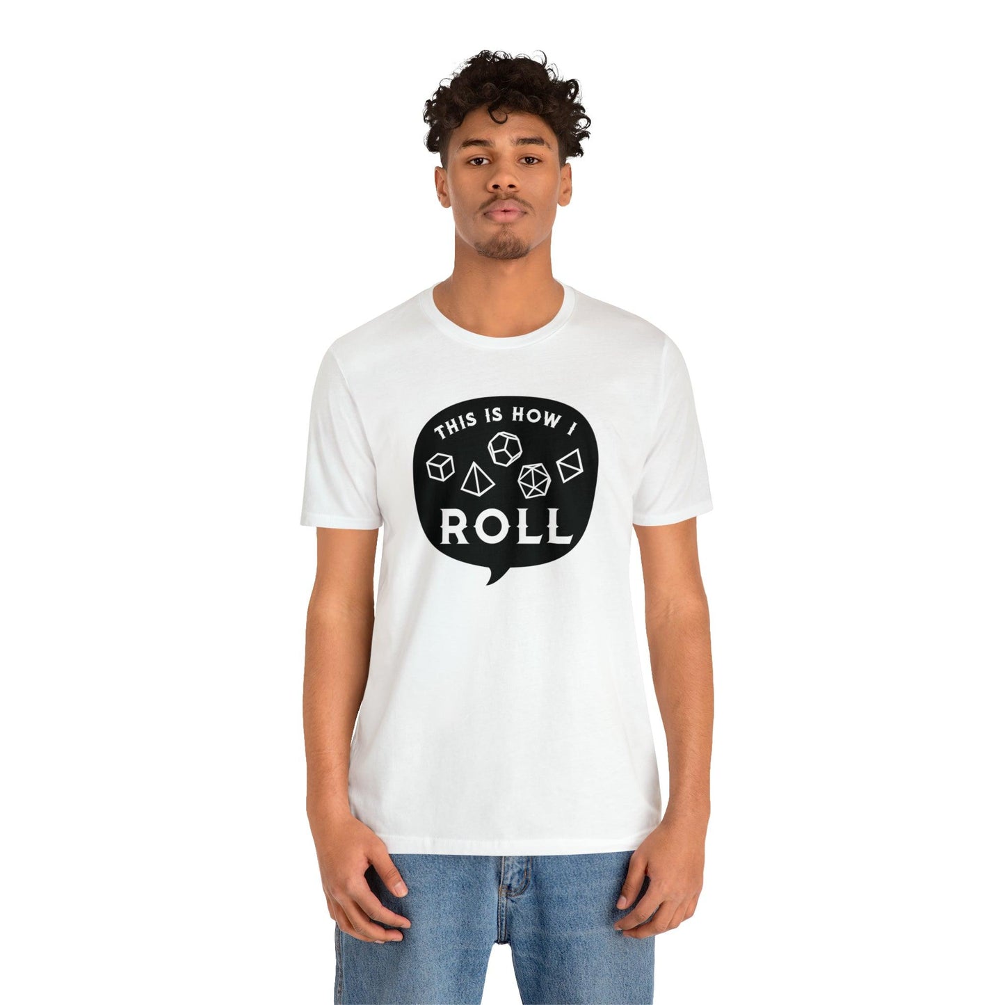 This is how I roll Tee | DM shirt | Dungeon Master gift | dnd tshirt | Nerd shirt | dungeons and dragons Short Sleeve Tee - Plague Miniatures