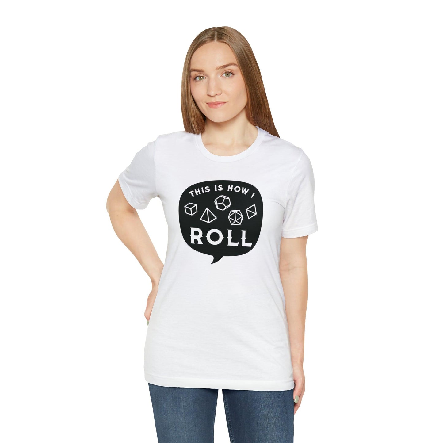 This is how I roll Tee | DM shirt | Dungeon Master gift | dnd tshirt | Nerd shirt | dungeons and dragons Short Sleeve Tee - Plague Miniatures