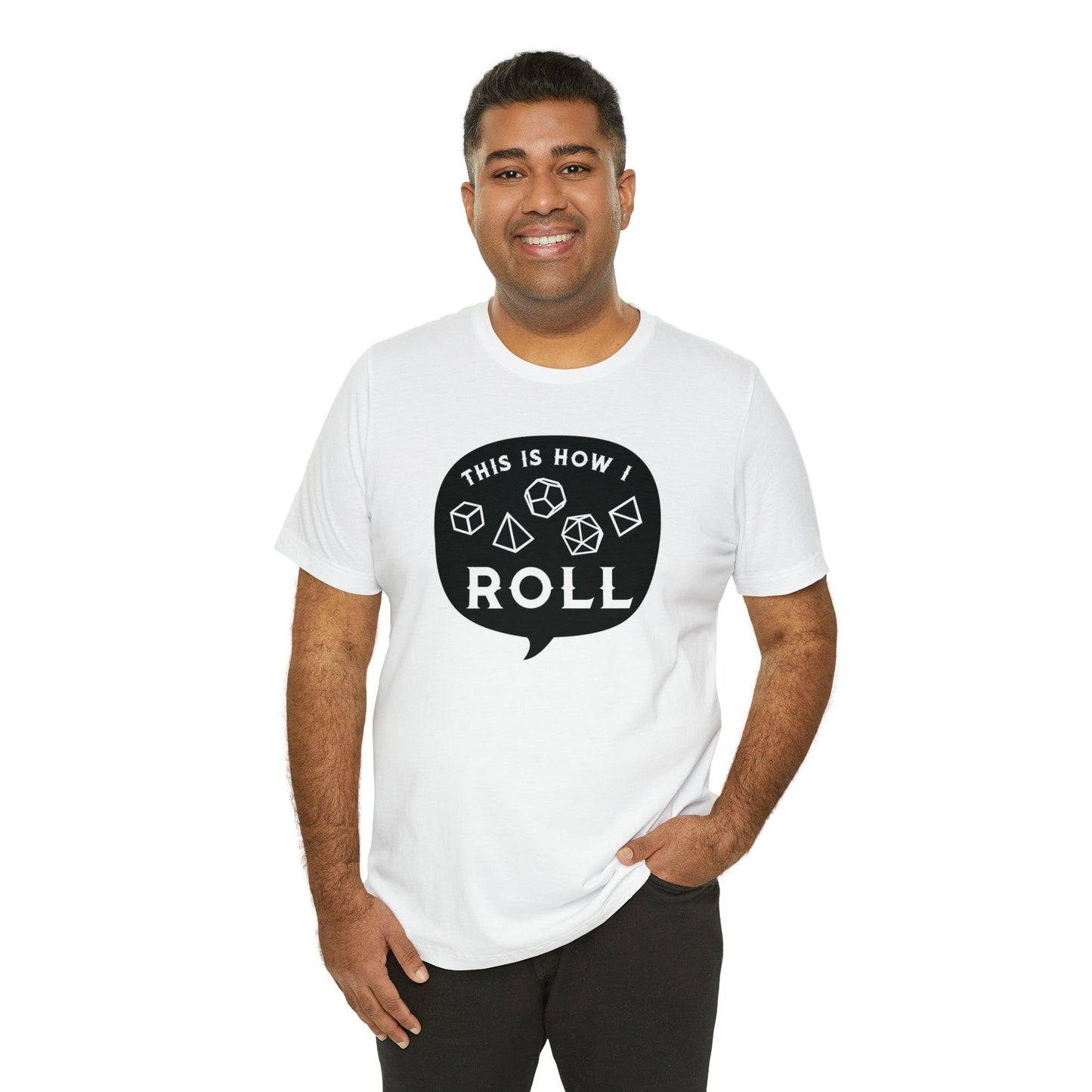 This is how I roll Tee | DM shirt | Dungeon Master gift | dnd tshirt | Nerd shirt | dungeons and dragons Short Sleeve Tee - Plague Miniatures