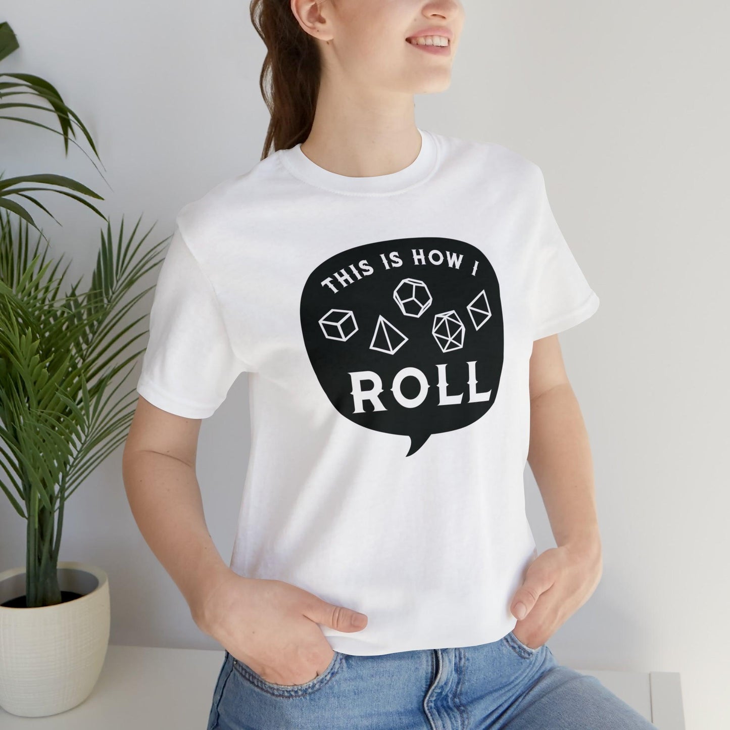 This is how I roll Tee | DM shirt | Dungeon Master gift | dnd tshirt | Nerd shirt | dungeons and dragons Short Sleeve Tee - Plague Miniatures