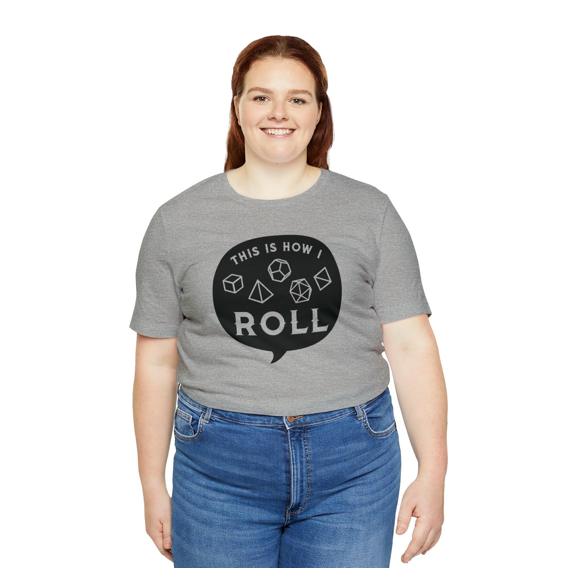 This is how I roll Tee | DM shirt | Dungeon Master gift | dnd tshirt | Nerd shirt | dungeons and dragons Short Sleeve Tee - Plague Miniatures